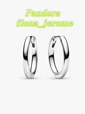 Pandora Pandora Moments 18 mm Charm Hoop Earrings